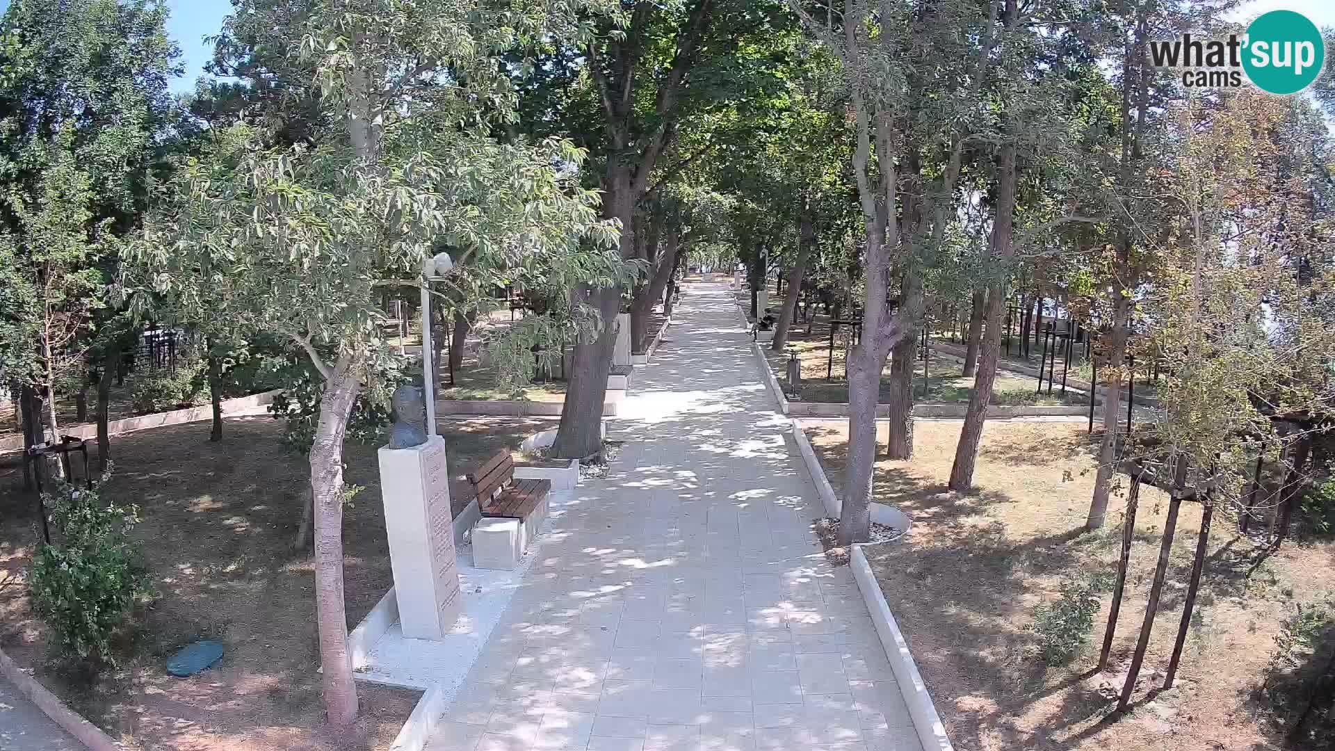 Writers’ Park Webcam Senj – Live by the Sea