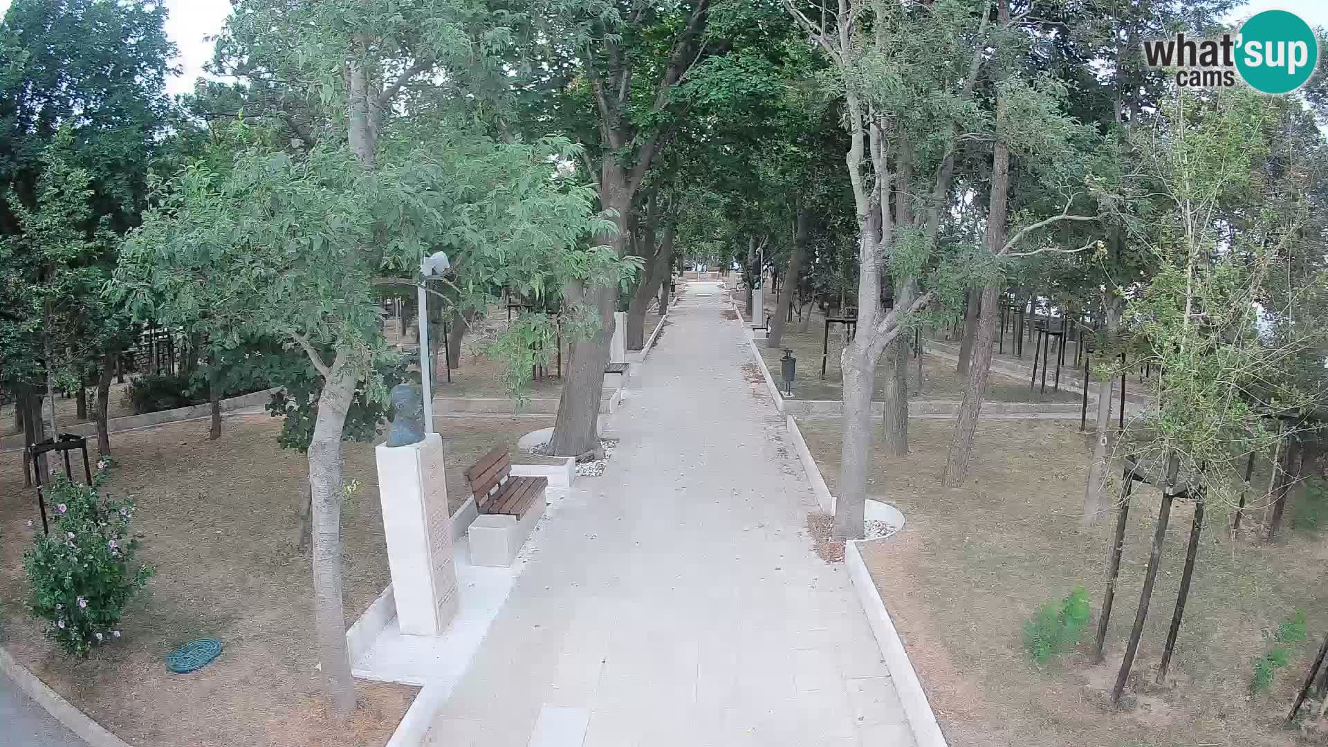Writers’ Park Webcam Senj – Live by the Sea