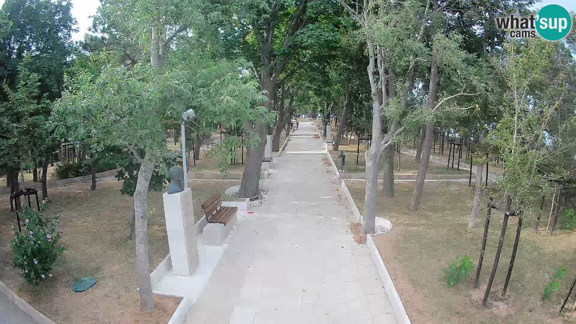 Writers’ Park Webcam Senj – Live by the Sea