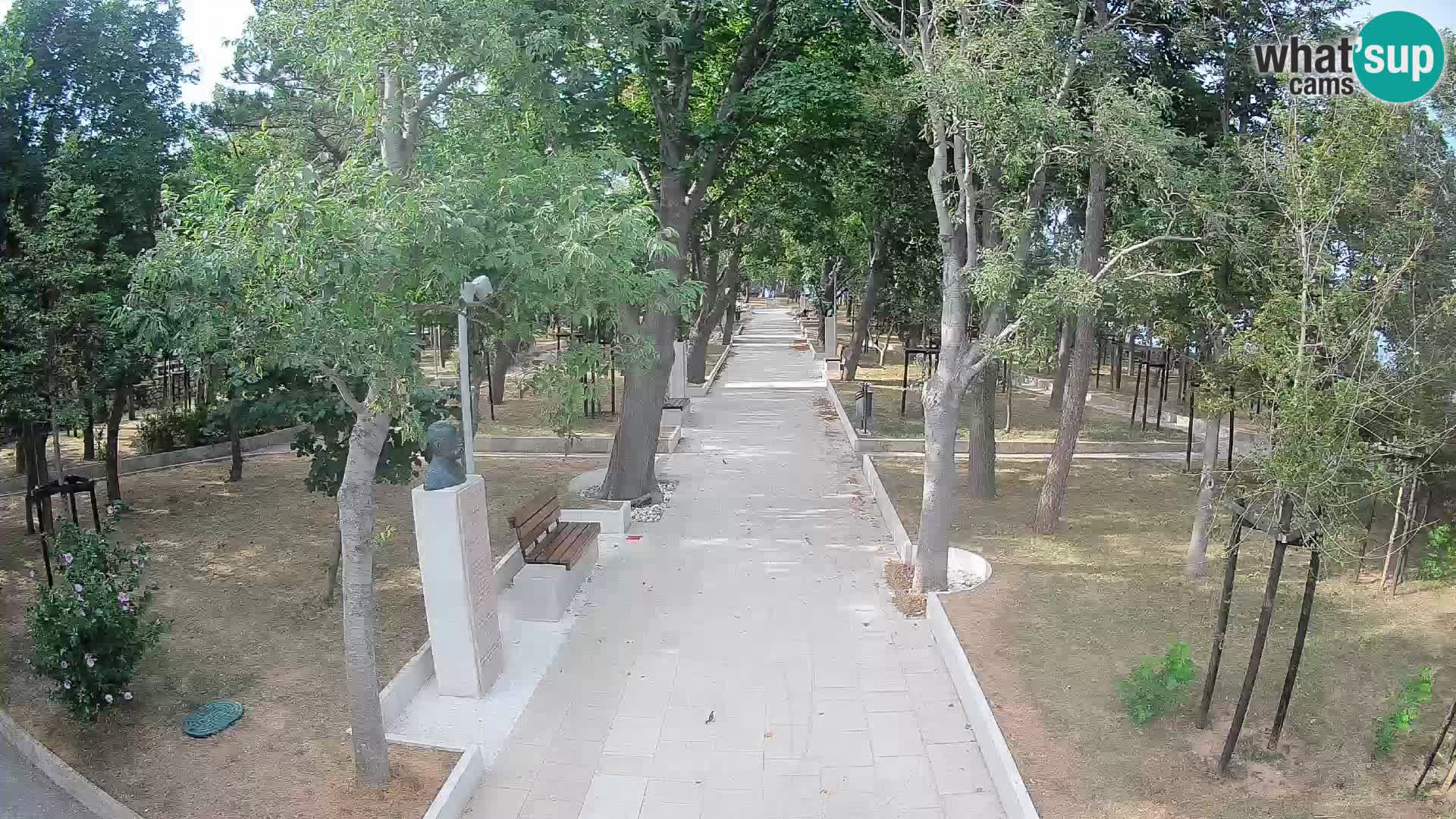 Writers’ Park Webcam Senj – Live by the Sea