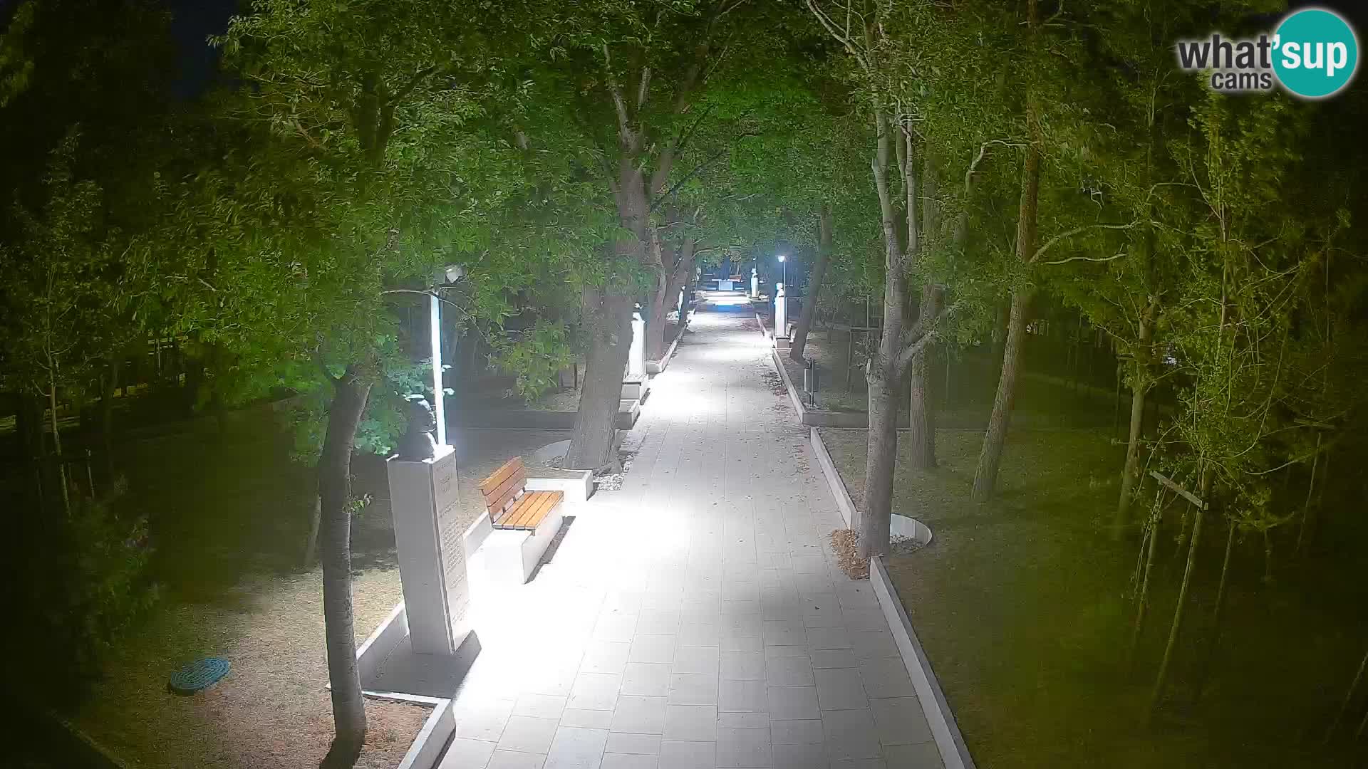 Writers’ Park Webcam Senj – Live by the Sea