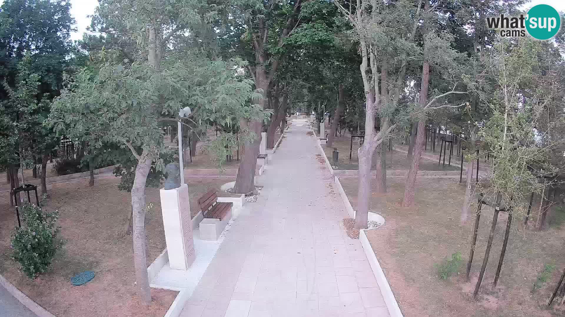 Writers’ Park Webcam Senj – Live by the Sea