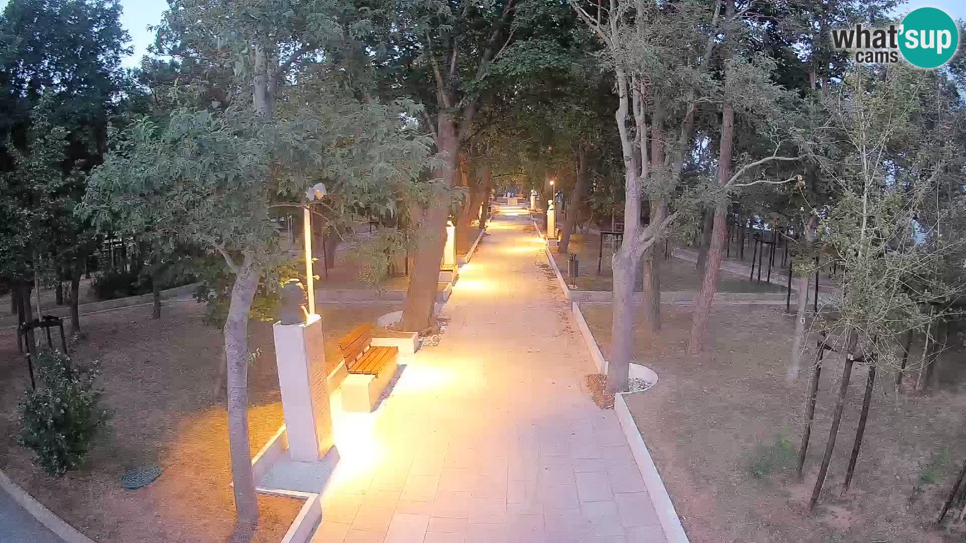 Writers’ Park Webcam Senj – Live by the Sea