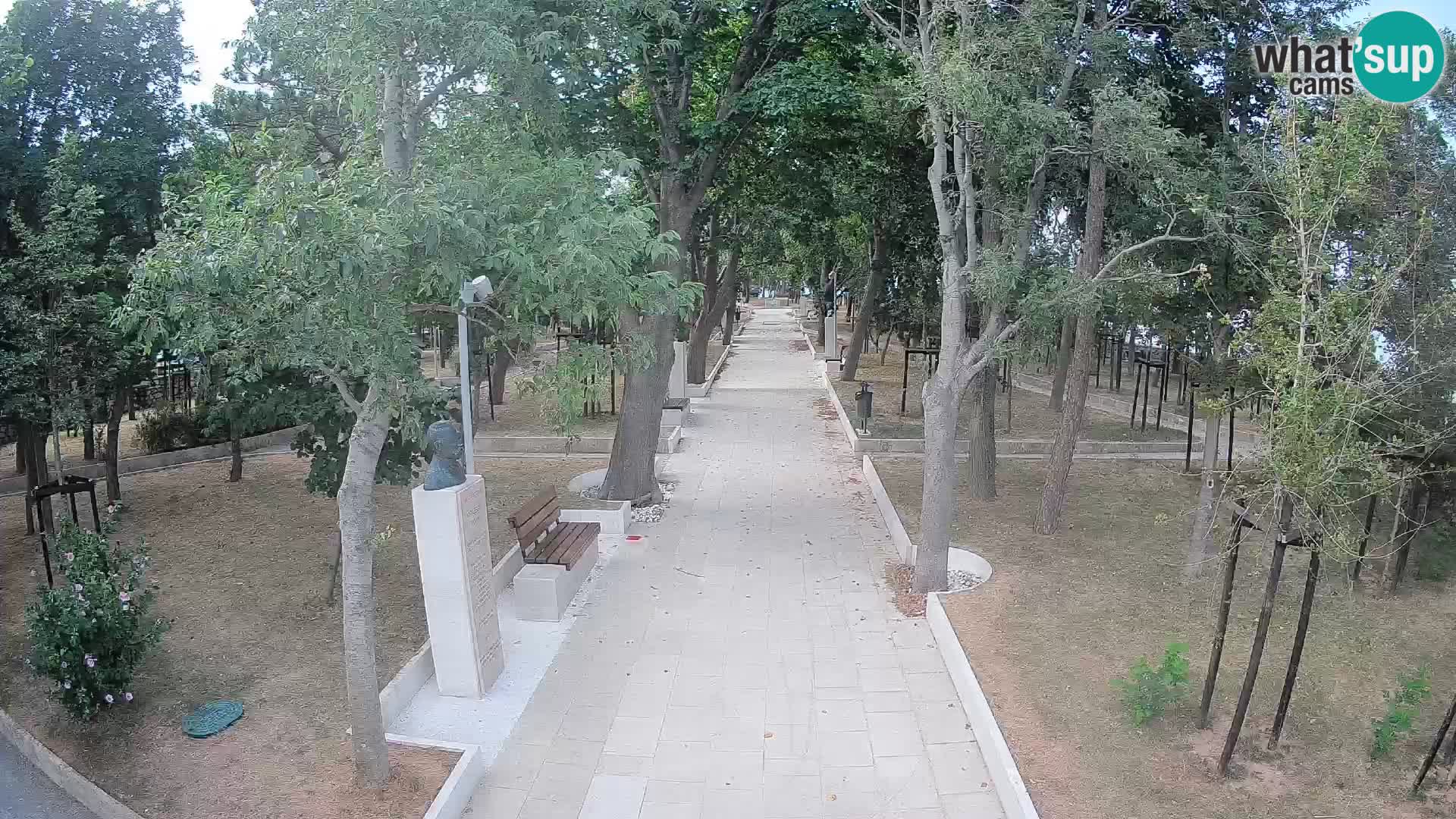 Writers’ Park Webcam Senj – Live by the Sea