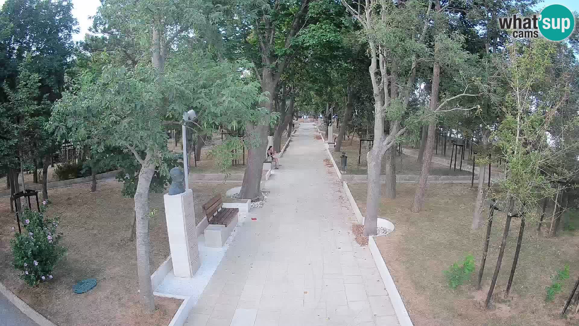 Writers’ Park Webcam Senj – Live by the Sea