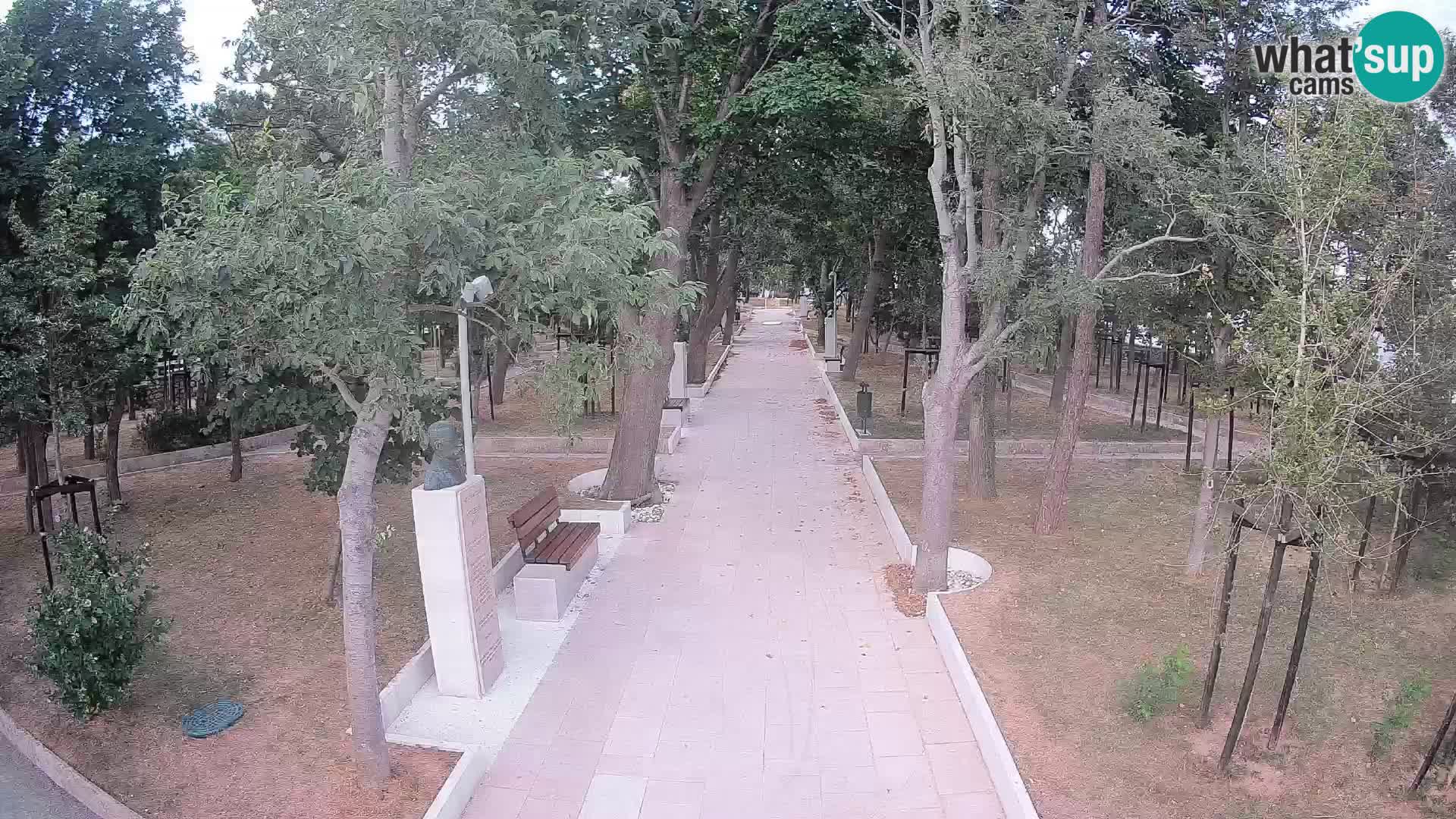 Writers’ Park Webcam Senj – Live by the Sea