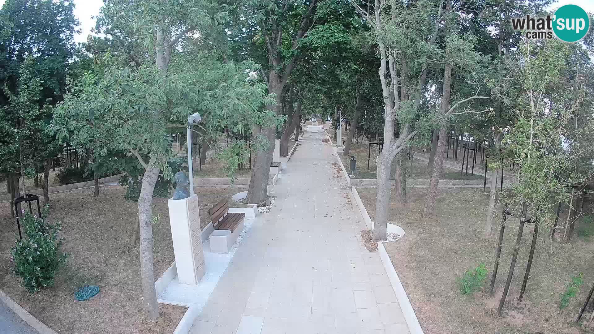 Writers’ Park Webcam Senj – Live by the Sea