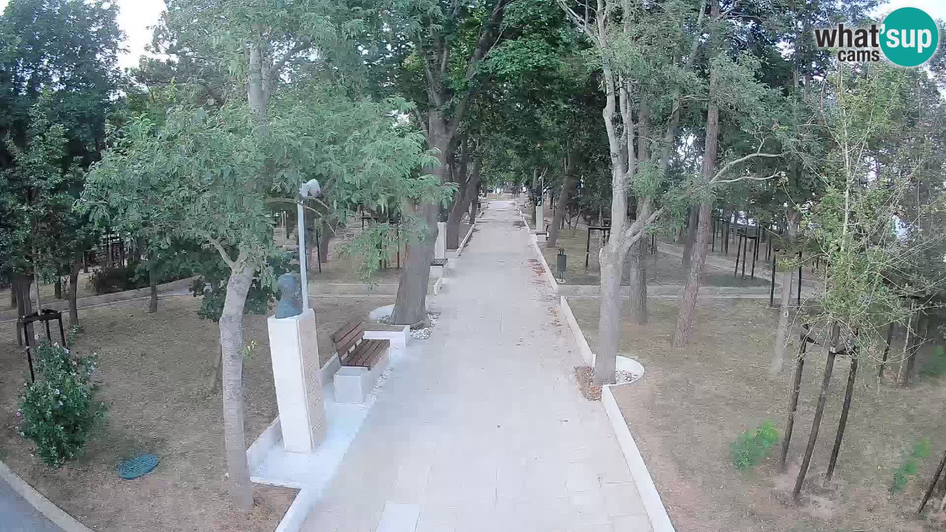 Writers’ Park Webcam Senj – Live by the Sea