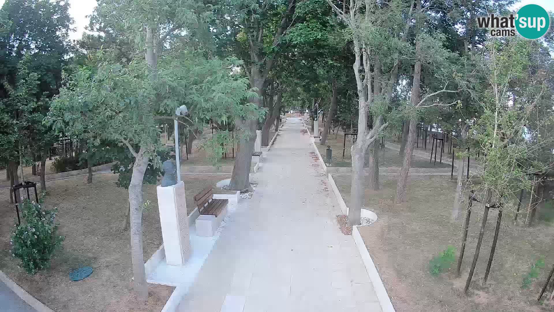 Writers’ Park Webcam Senj – Live by the Sea