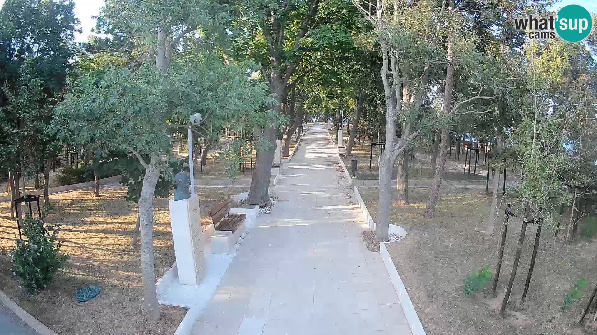 Webcam Schriftstellerpark Senj – Live am Meer
