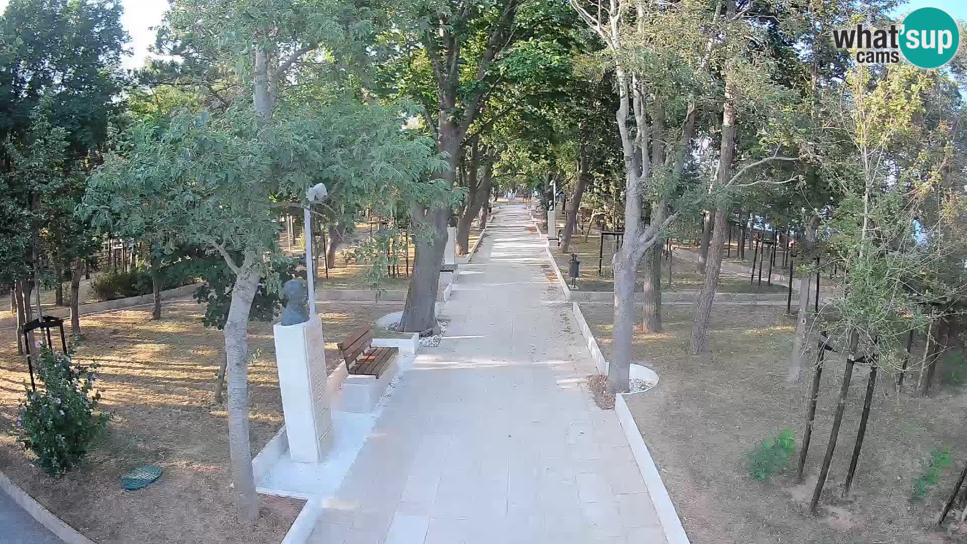 Writers’ Park Webcam Senj – Live by the Sea