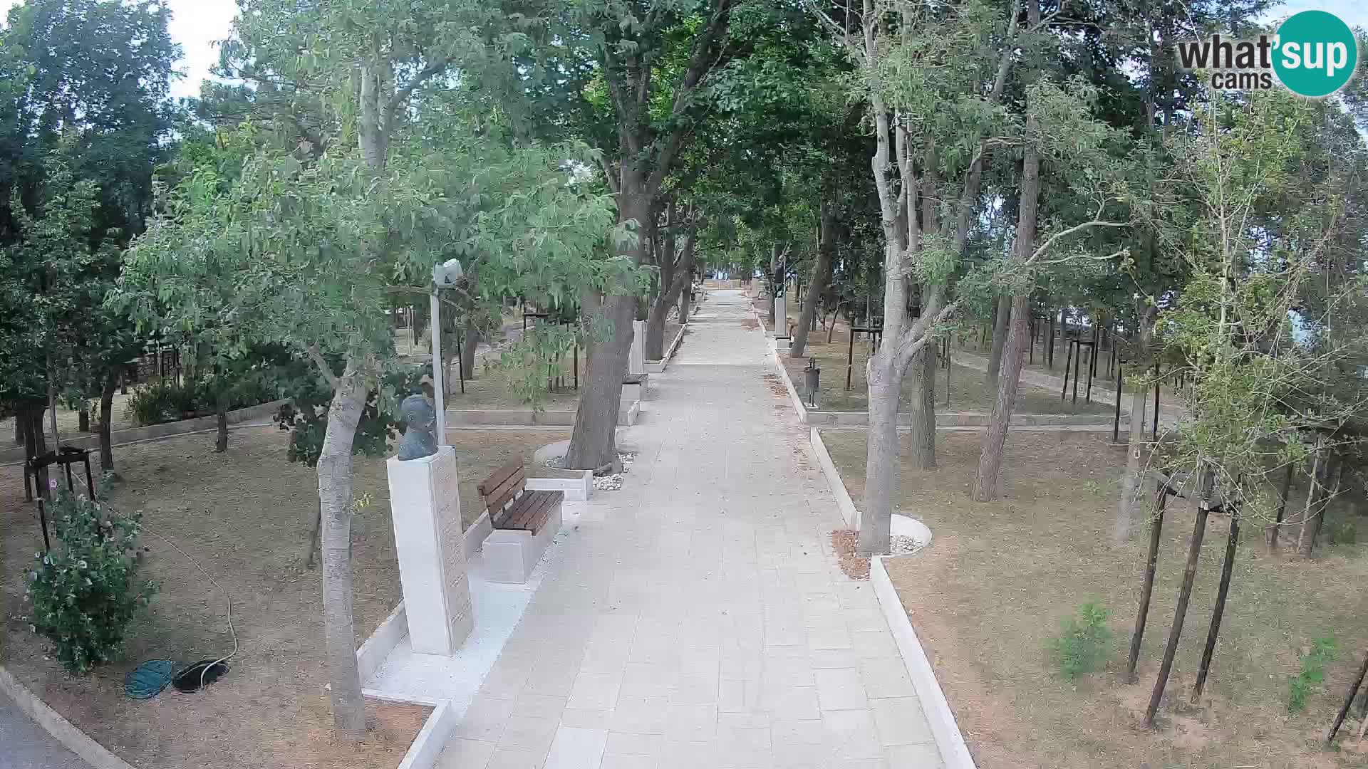 Writers’ Park Webcam Senj – Live by the Sea