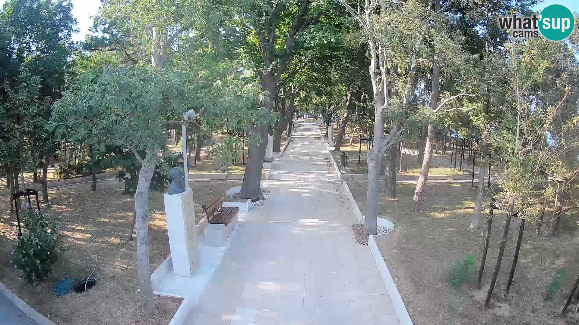 Writers’ Park Webcam Senj – Live by the Sea