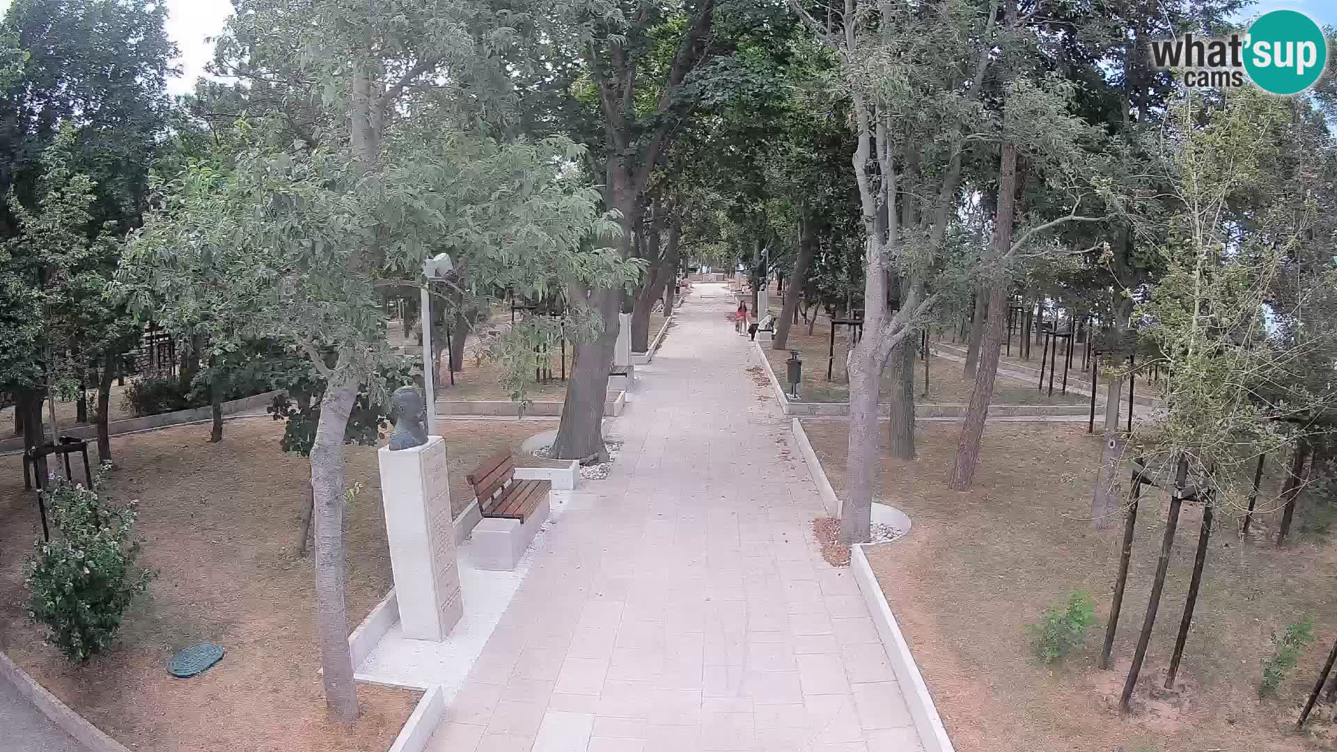 Writers’ Park Webcam Senj – Live by the Sea
