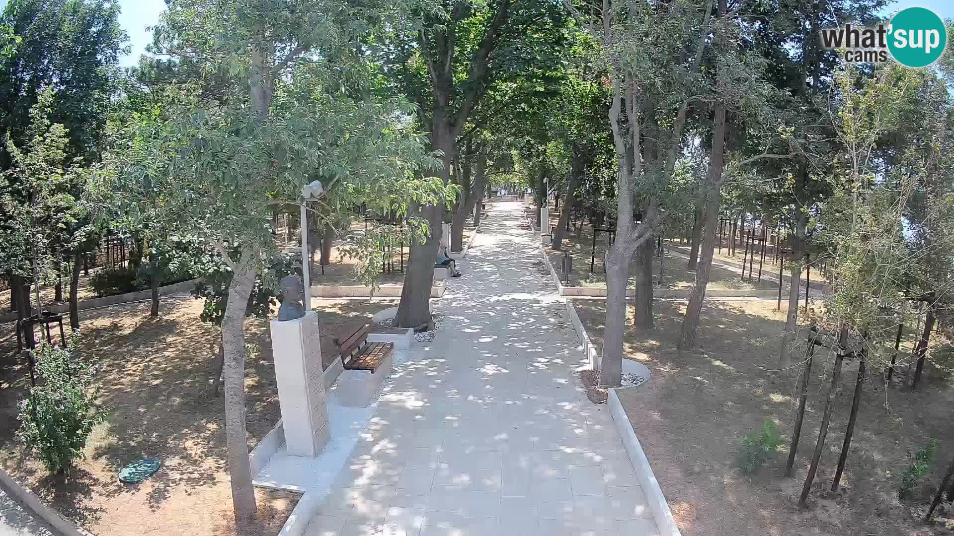 Writers’ Park Webcam Senj – Live by the Sea