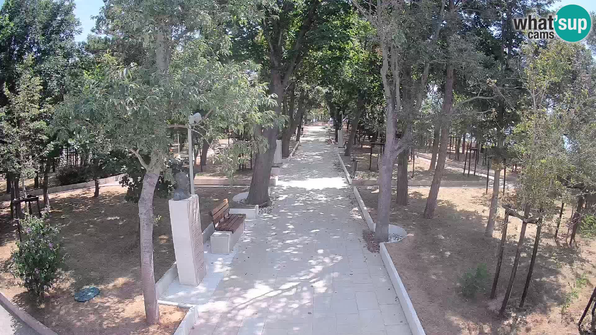 Writers’ Park Webcam Senj – Live by the Sea