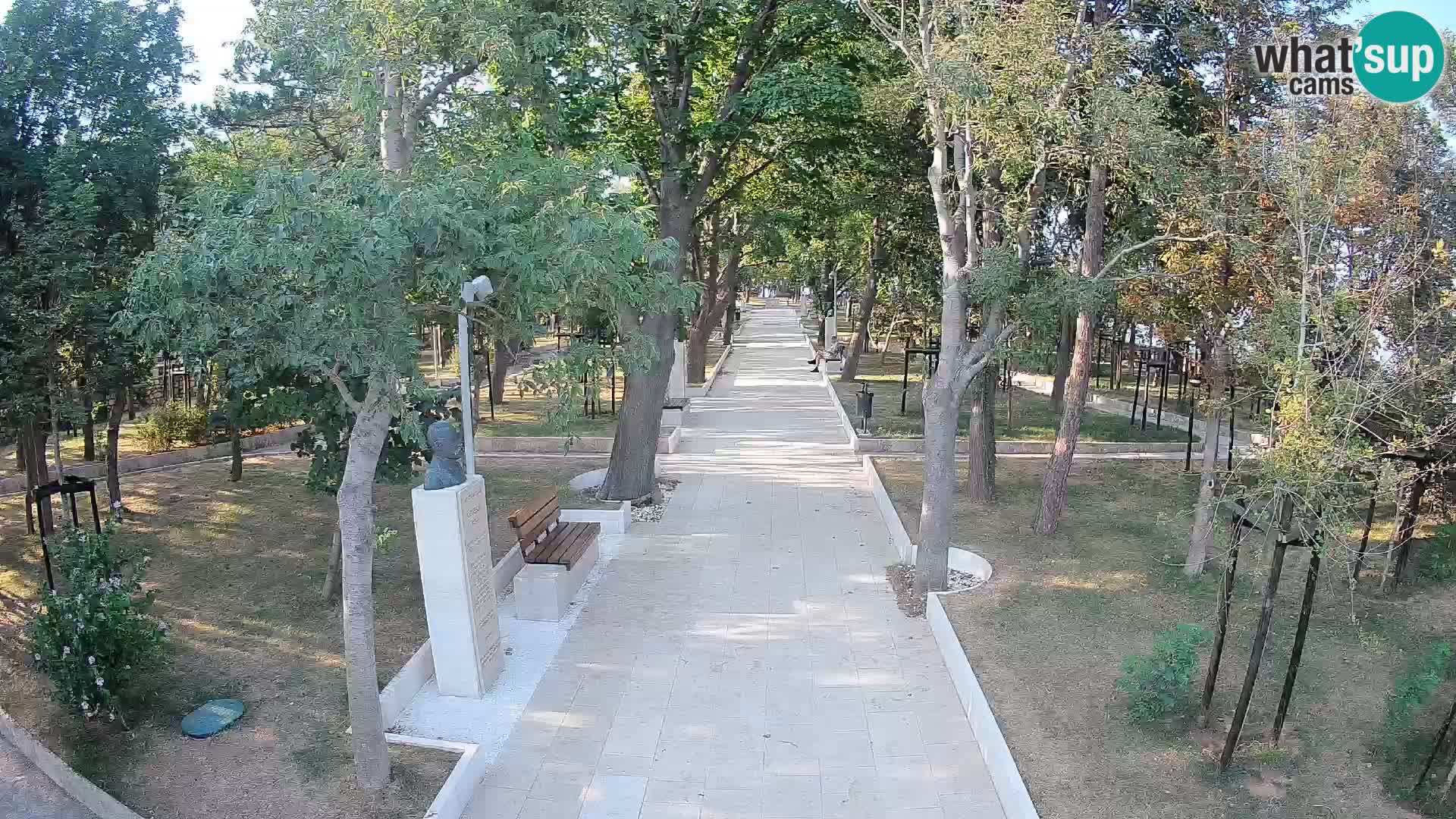 Writers’ Park Webcam Senj – Live by the Sea