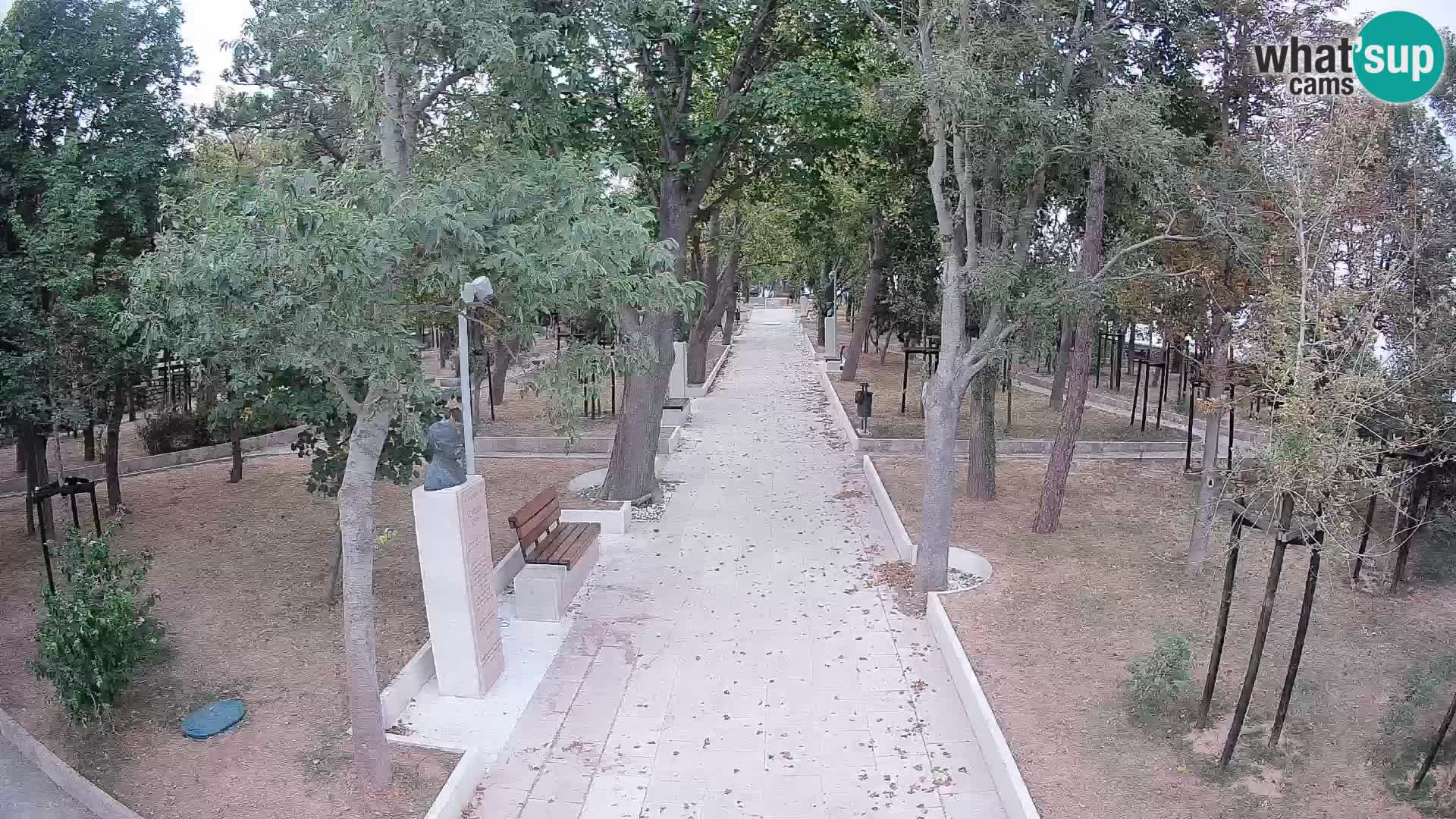 Webcam Schriftstellerpark Senj – Live am Meer