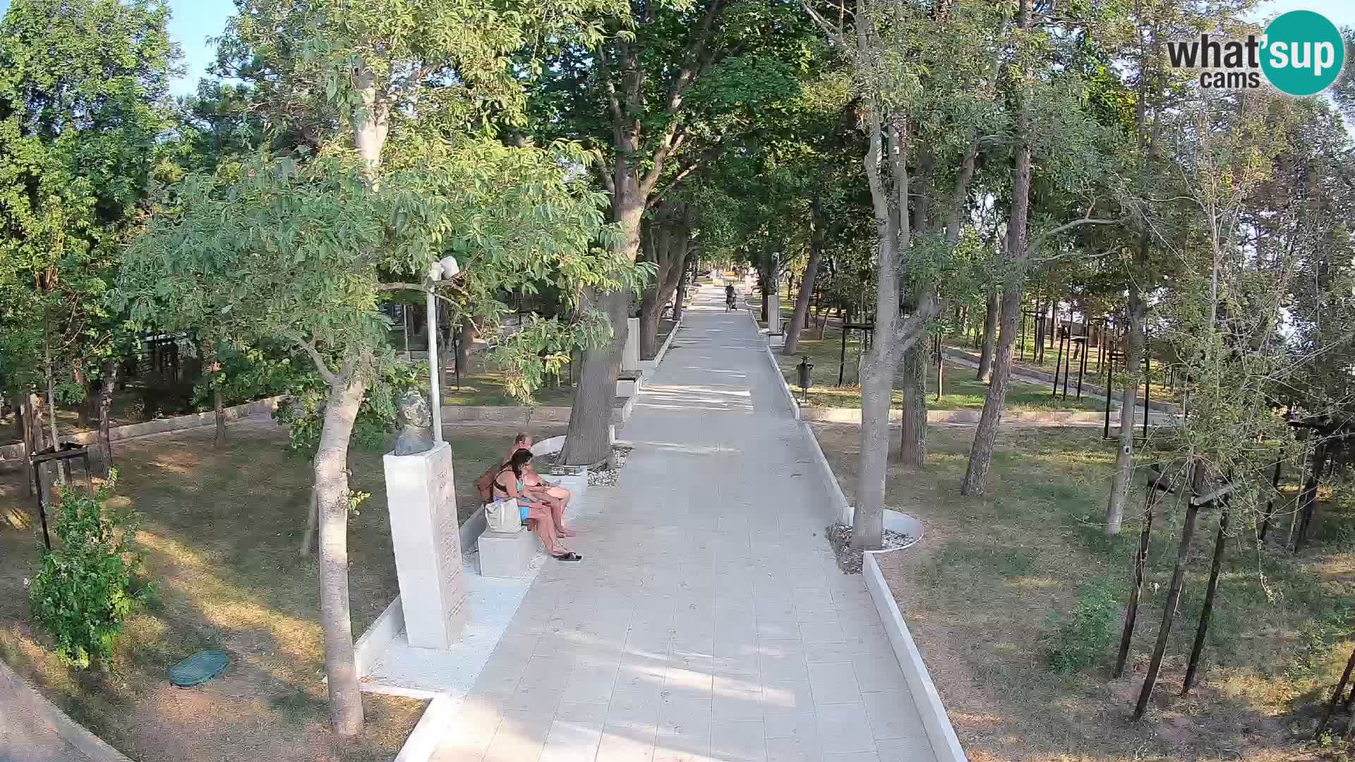 Writers’ Park Webcam Senj – Live by the Sea