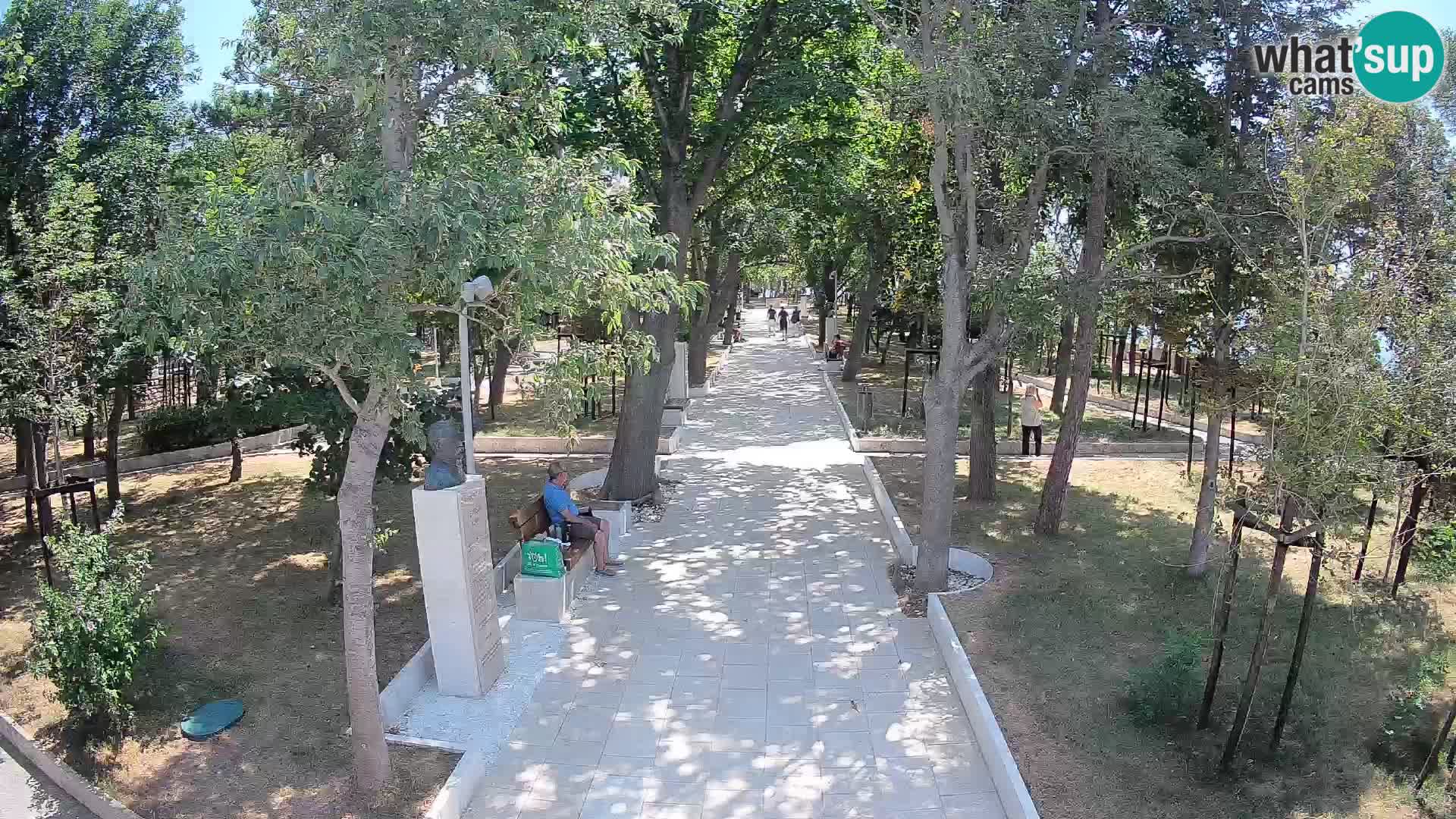 Writers’ Park Webcam Senj – Live by the Sea