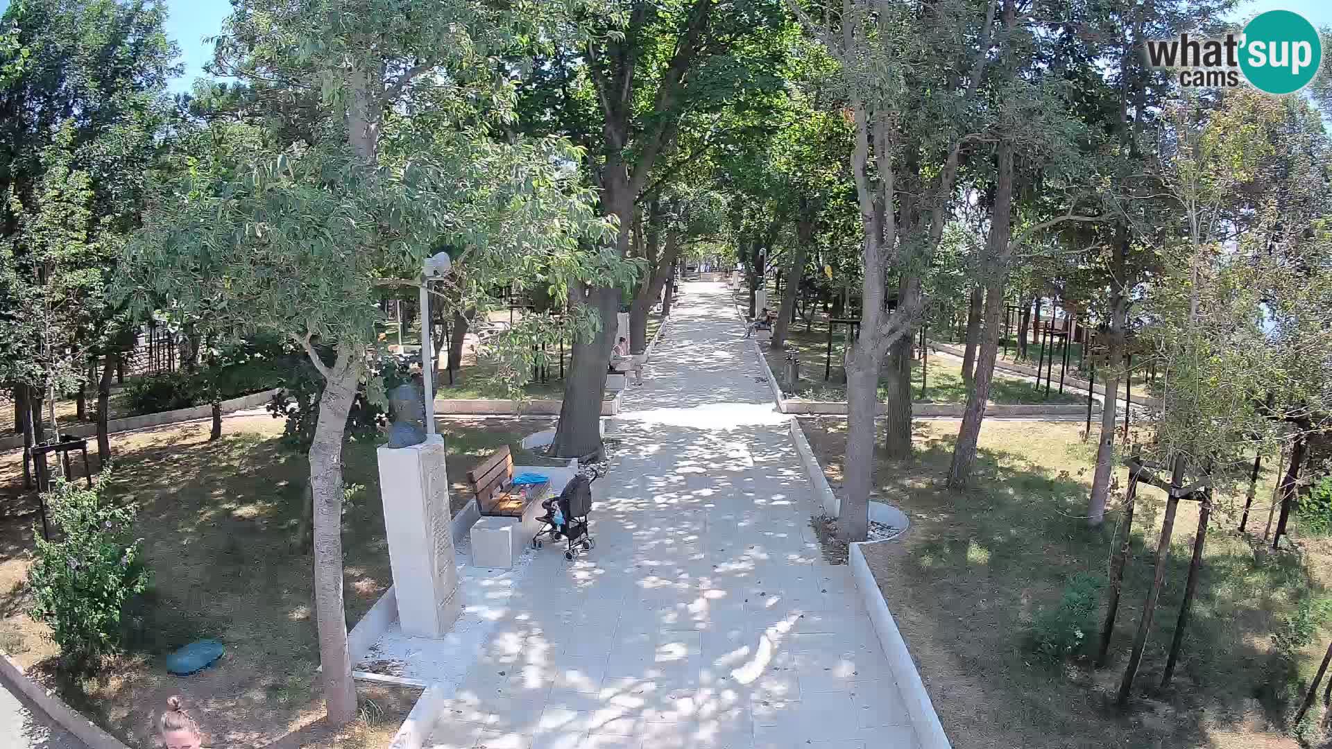 Writers’ Park Webcam Senj – Live by the Sea