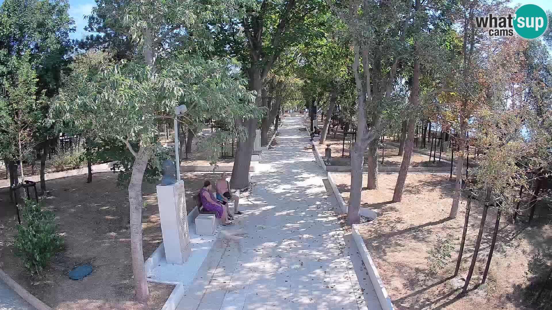 Writers’ Park Webcam Senj – Live by the Sea