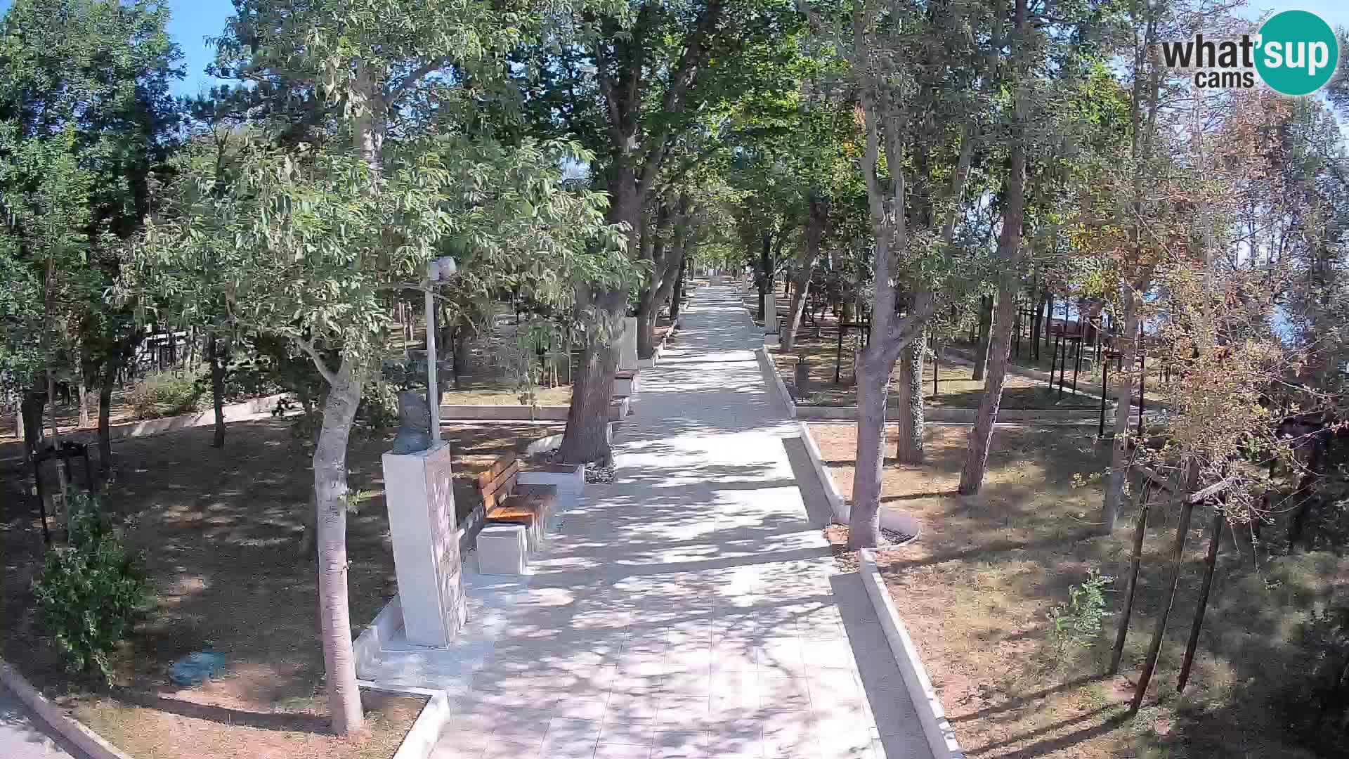 Writers’ Park Webcam Senj – Live by the Sea