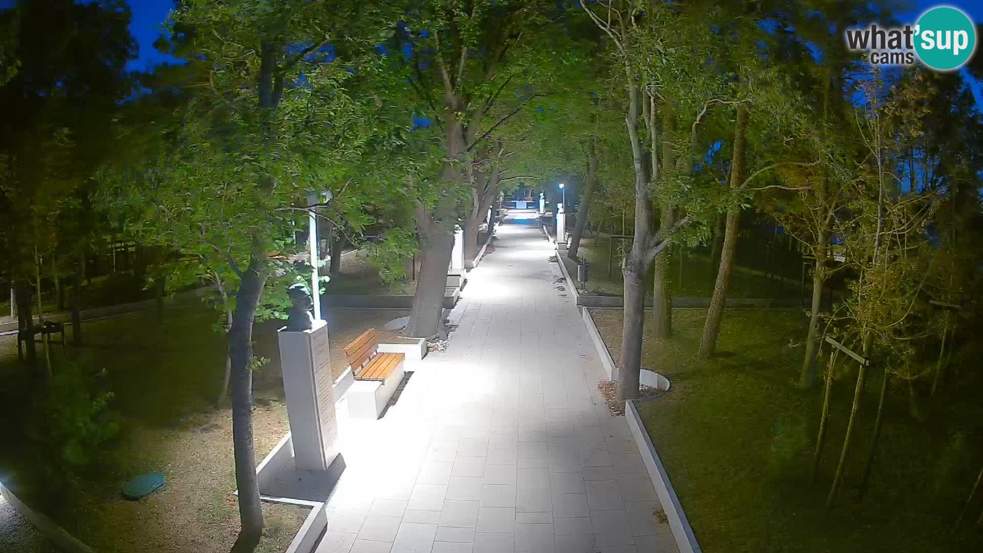 Writers’ Park Webcam Senj – Live by the Sea