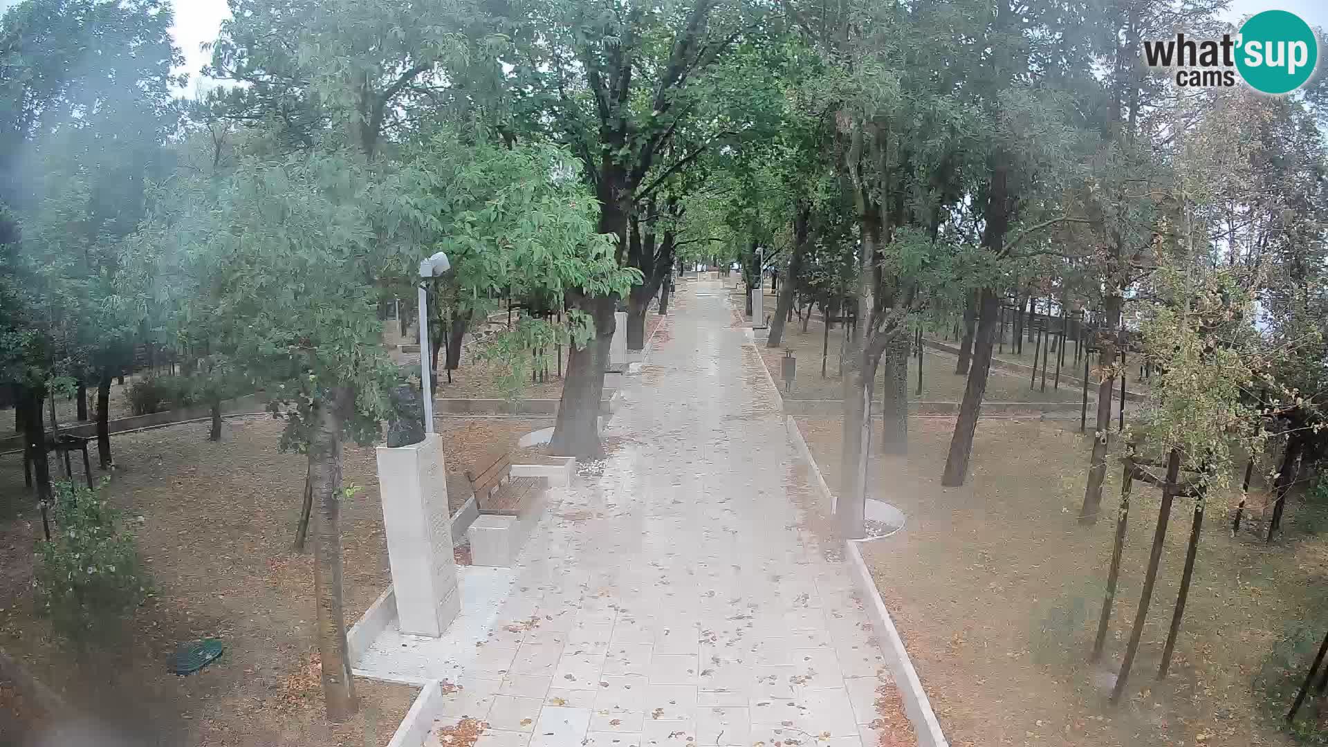 Writers’ Park Webcam Senj – Live by the Sea