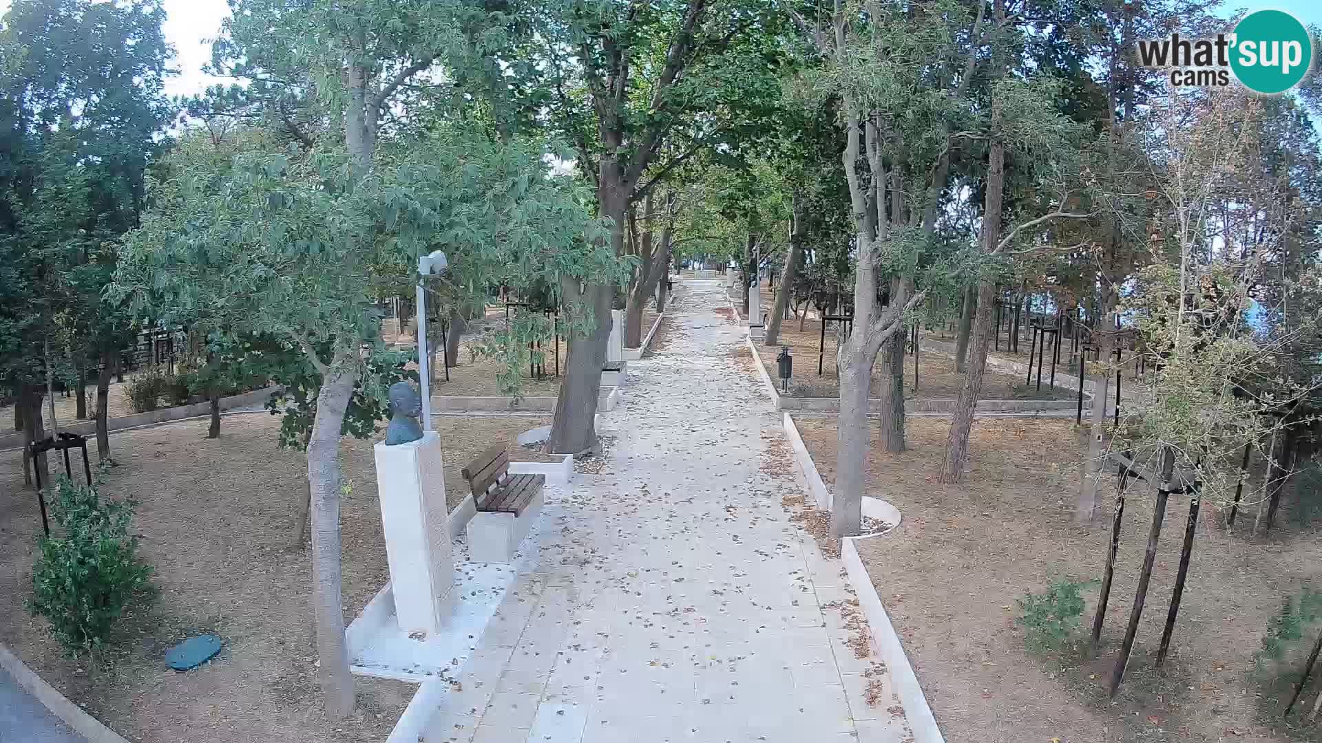 Writers’ Park Webcam Senj – Live by the Sea