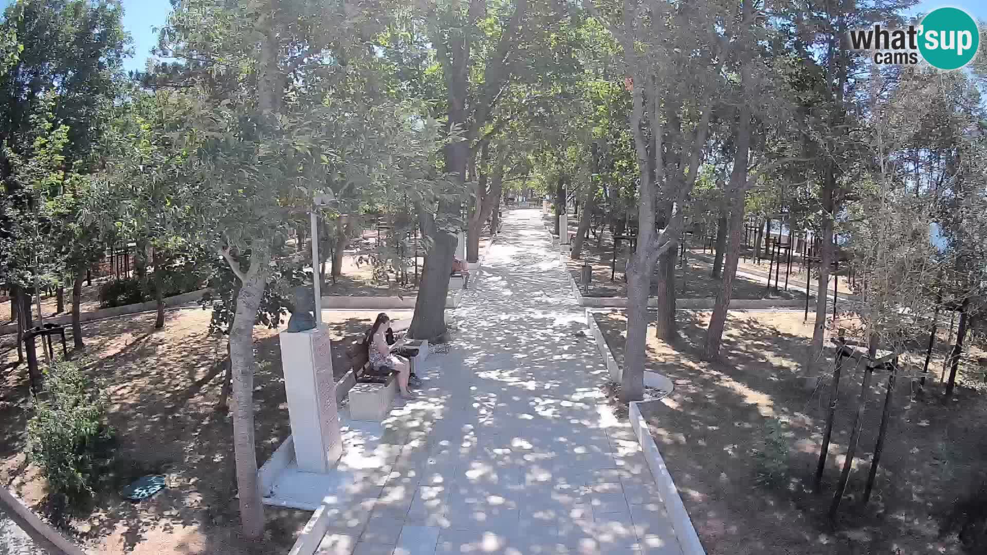 Writers’ Park Webcam Senj – Live by the Sea