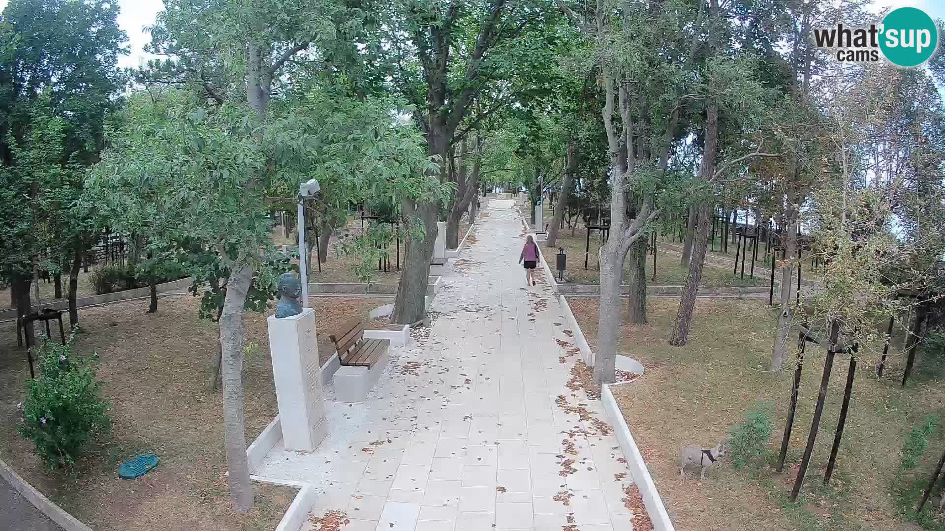 Writers’ Park Webcam Senj – Live by the Sea