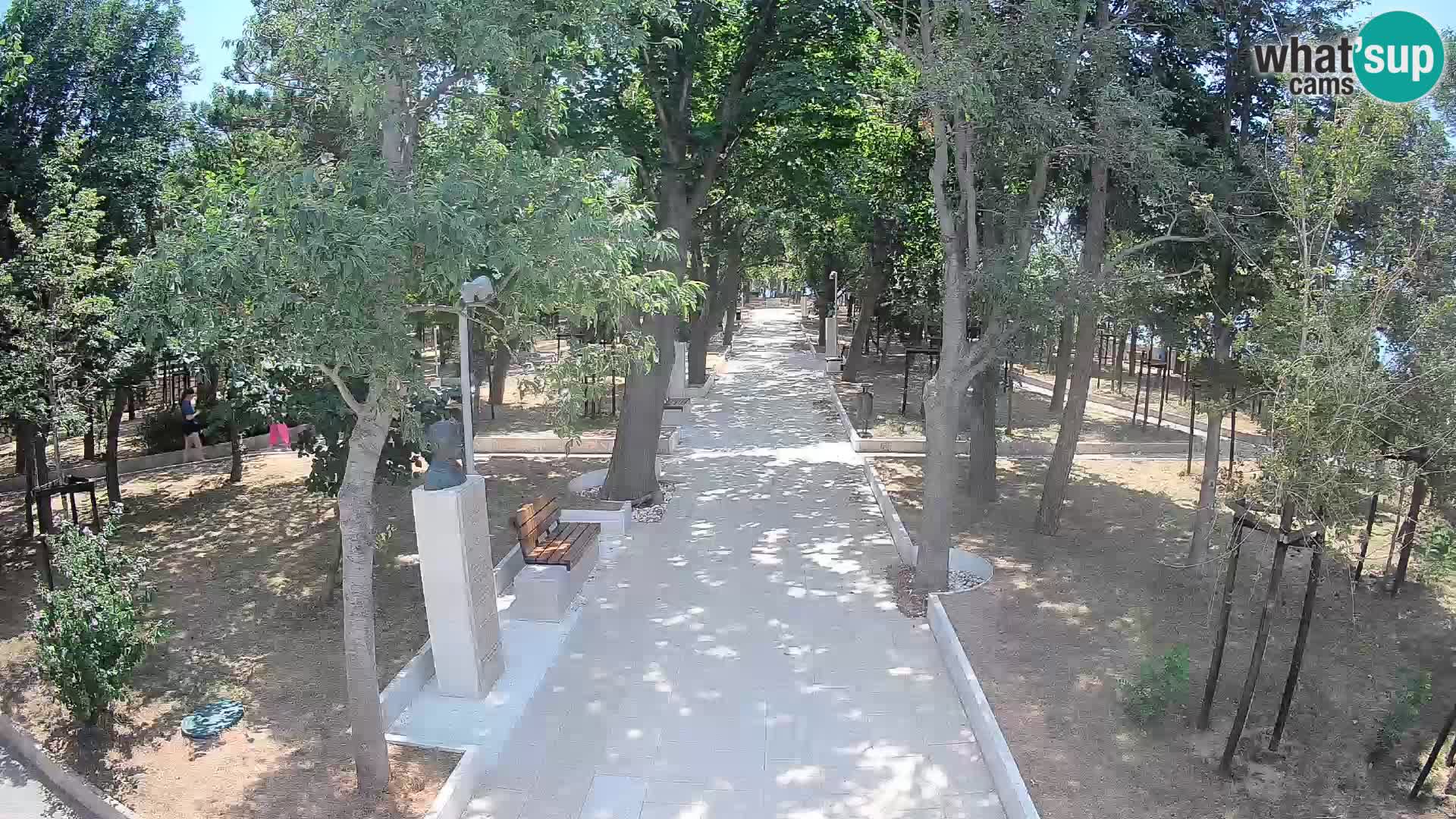 Writers’ Park Webcam Senj – Live by the Sea