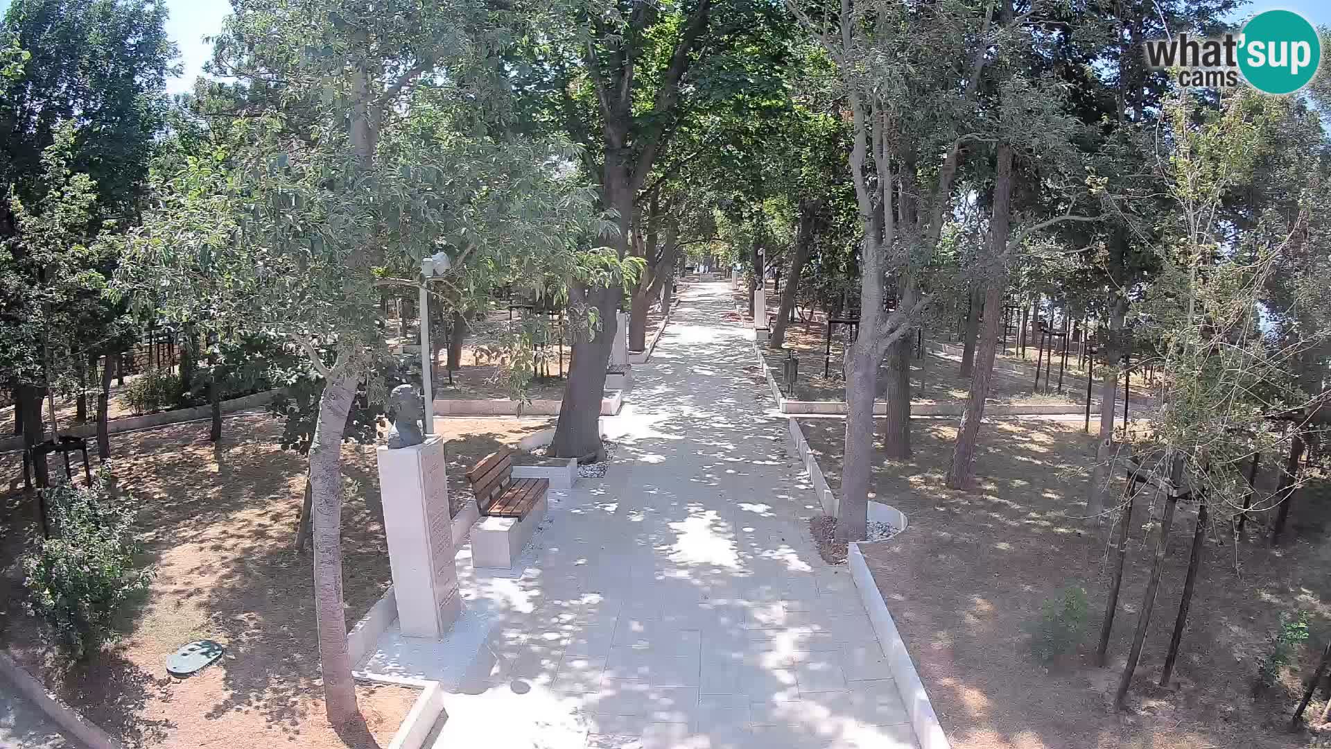 Writers’ Park Webcam Senj – Live by the Sea