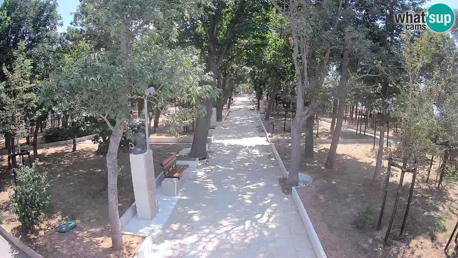 Writers’ Park Webcam Senj – Live by the Sea