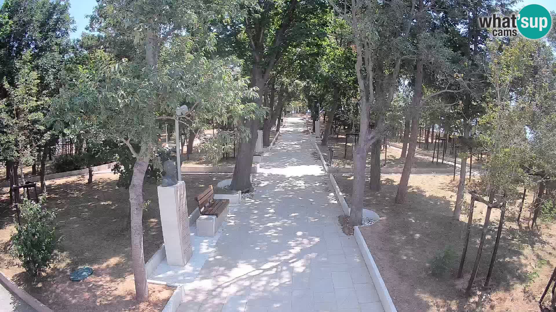 Writers’ Park Webcam Senj – Live by the Sea