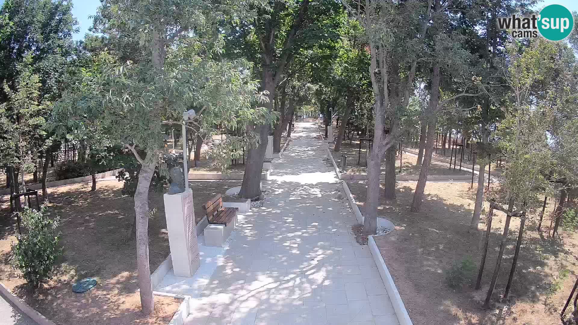 Writers’ Park Webcam Senj – Live by the Sea