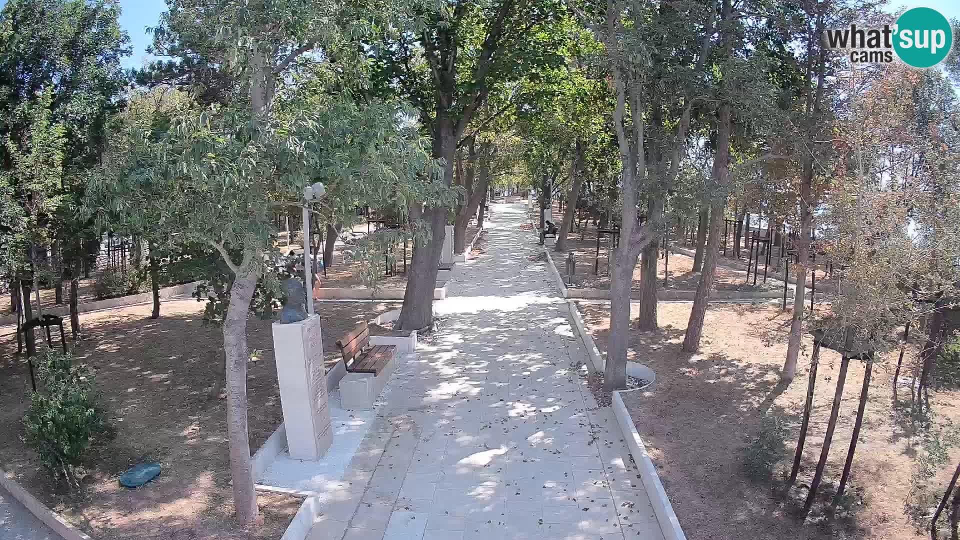 Writers’ Park Webcam Senj – Live by the Sea