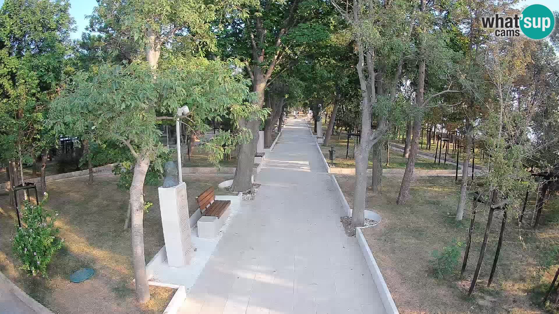 Writers’ Park Webcam Senj – Live by the Sea