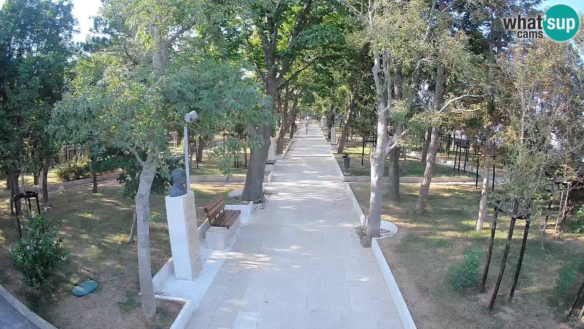 Writers’ Park Webcam Senj – Live by the Sea