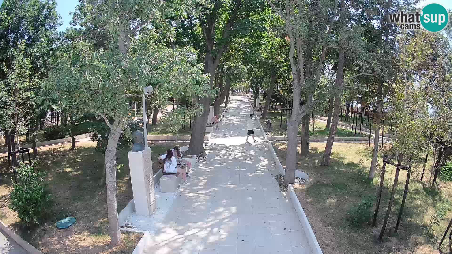 Writers’ Park Webcam Senj – Live by the Sea