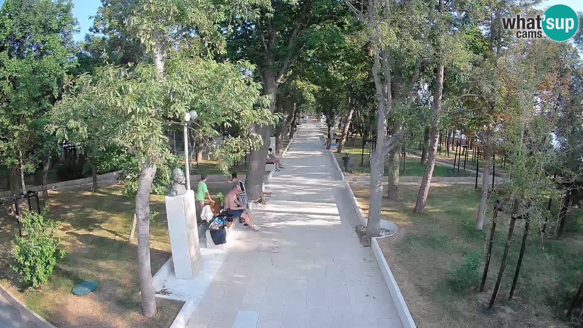 Writers’ Park Webcam Senj – Live by the Sea