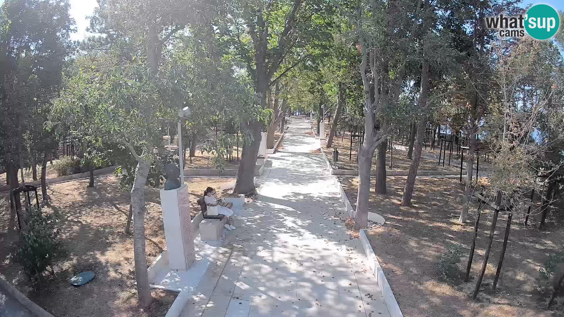 Writers’ Park Webcam Senj – Live by the Sea