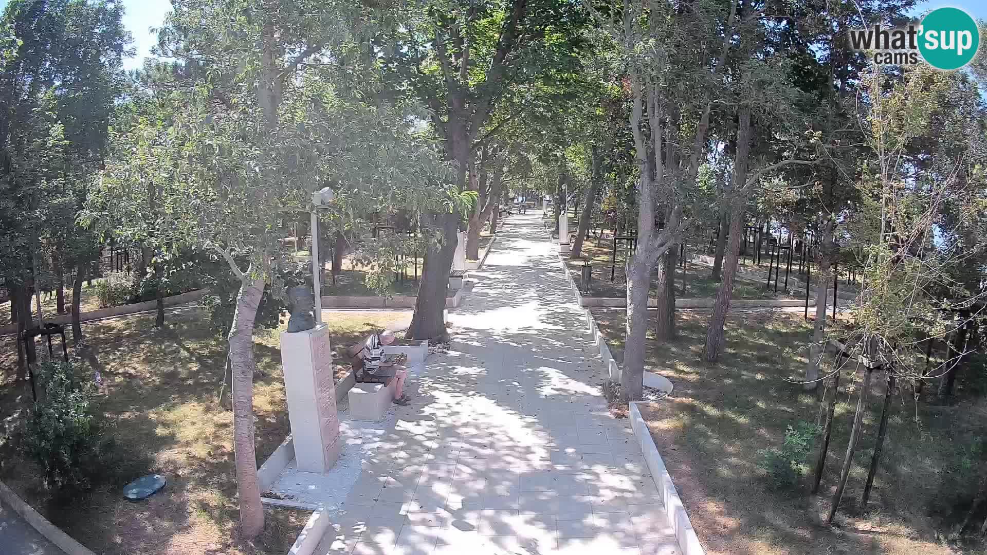 Writers’ Park Webcam Senj – Live by the Sea