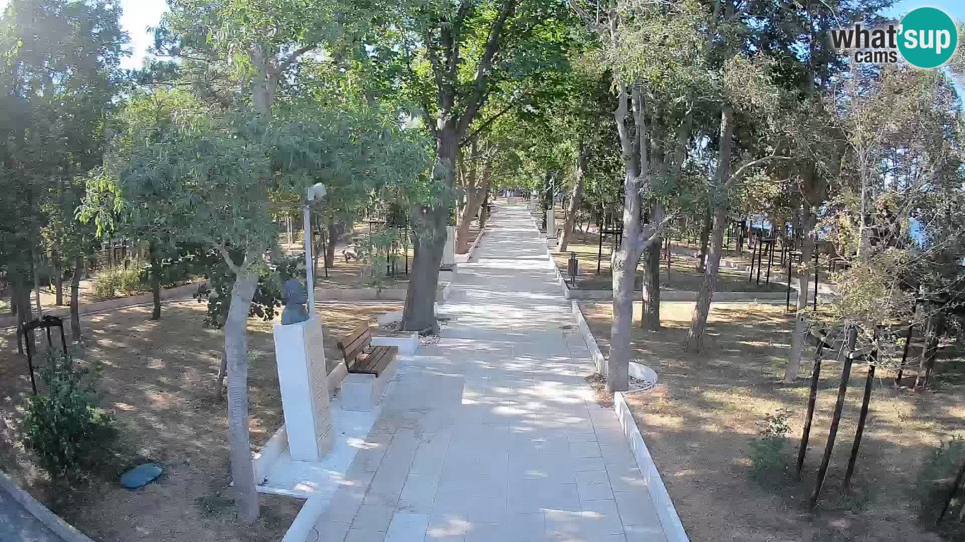 Webcam Schriftstellerpark Senj – Live am Meer