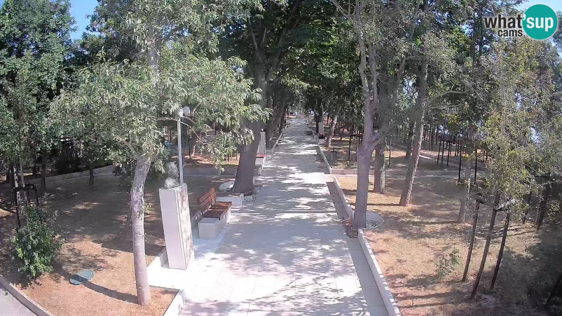 Writers’ Park Webcam Senj – Live by the Sea