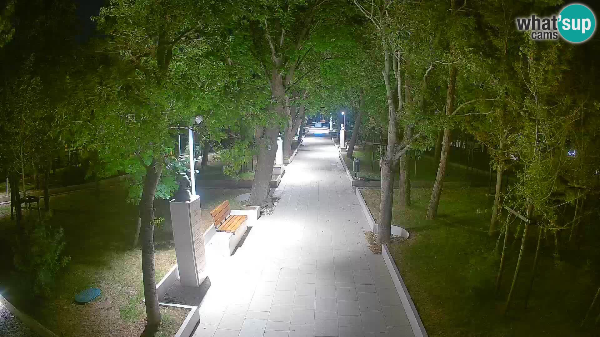 Writers’ Park Webcam Senj – Live by the Sea