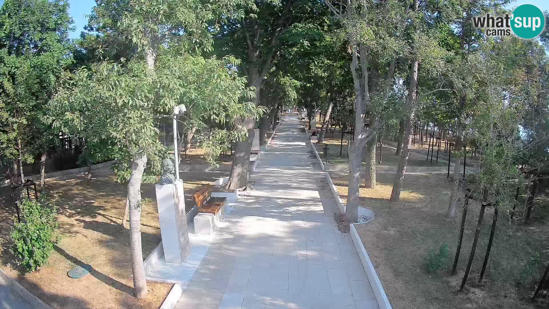 Writers’ Park Webcam Senj – Live by the Sea