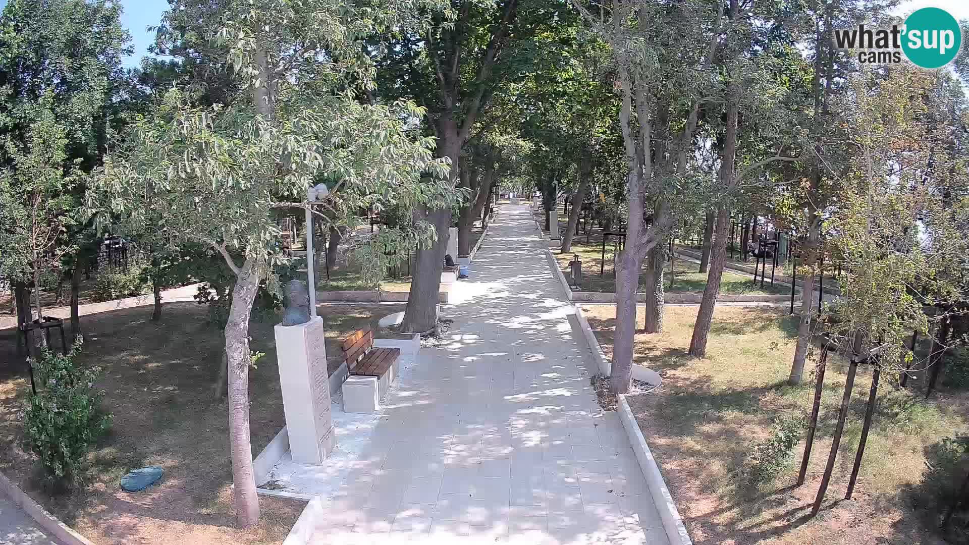 Webcam Schriftstellerpark Senj – Live am Meer