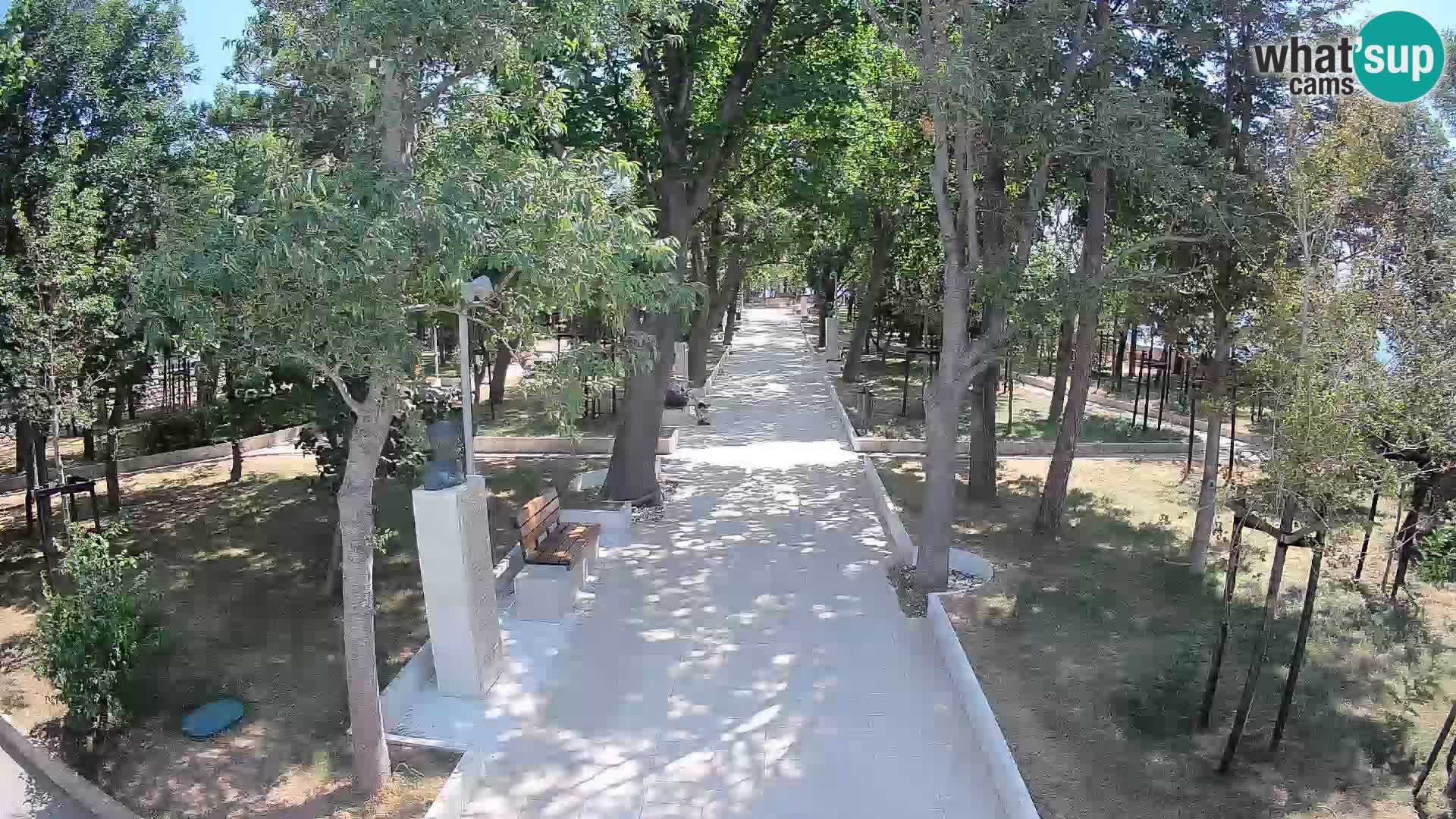 Writers’ Park Webcam Senj – Live by the Sea